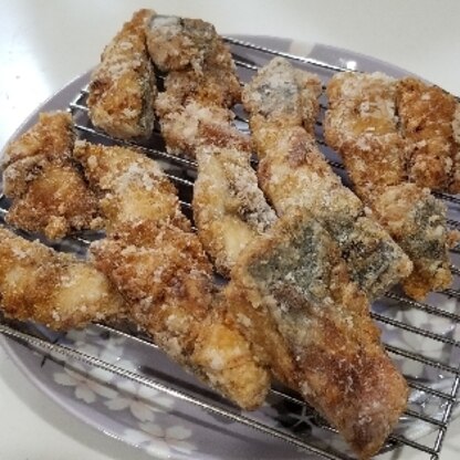 初めて魚の竜田揚げに挑戦！食べた2歳の娘の第一声「まま、これ美味しい」でした！簡単な上にこの反応！嬉しすぎます♪また作ります(*>∀<*)